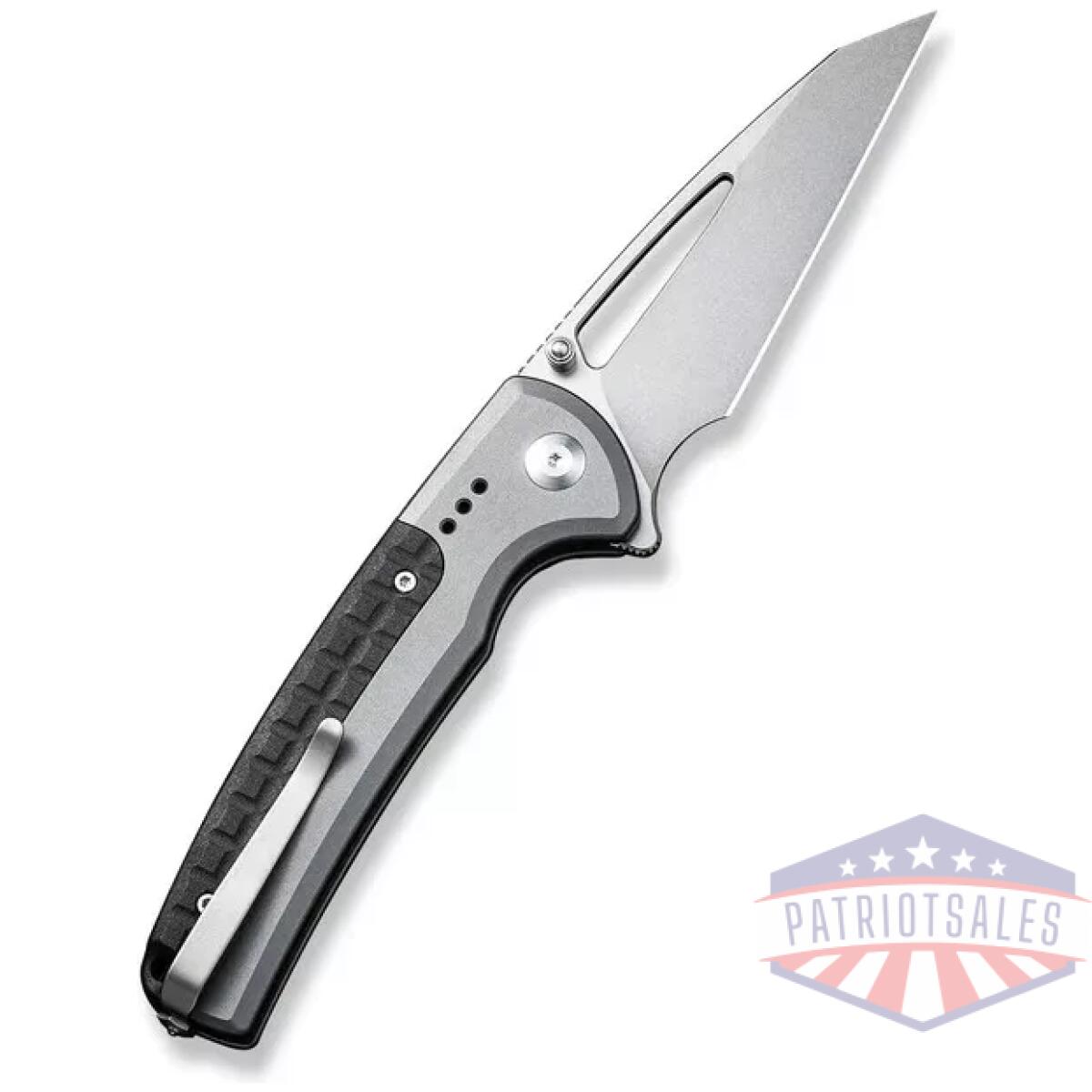 Civ-c22025b-2. Webp - civivi sentinel strike flipper & thumb stud & button lock knife aluminum & frn handle (3. 7"" k110 blade) c22025b-2 - civ c22025b 2