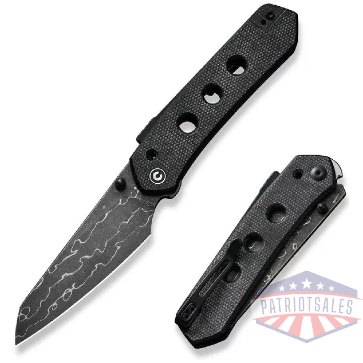 Civ-c22036-ds2. Webp - civivi vision fg thumb stud & superlock knife micarta handle - civ c22036 ds2