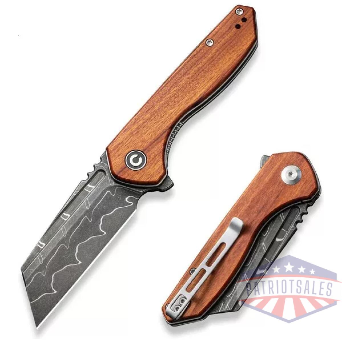 Civ-c23036-ds1. Webp - civivi exone flipper knife wood handle - civ c23036 ds1