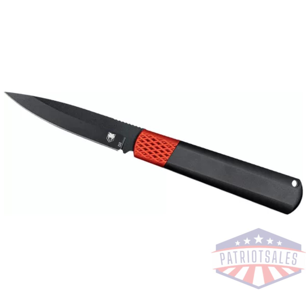 Ctghrbrb. Webp - cobratec gideon hidden release - 3" black/red aluminum d2 blade - ctghrbrb