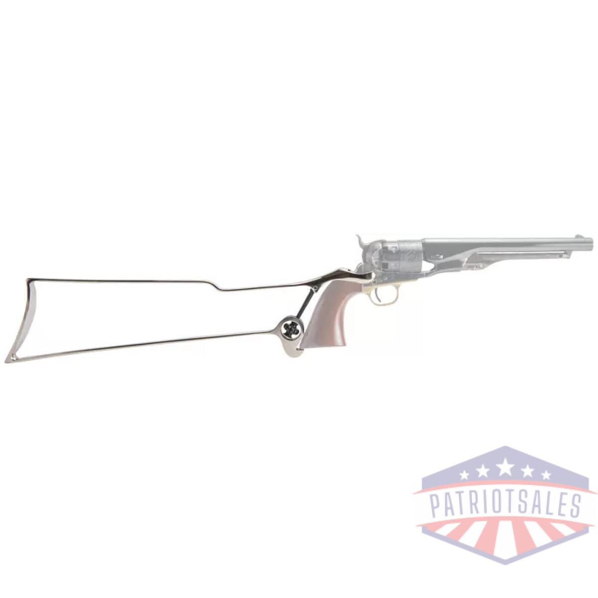 Da6085161ss. Webp - cimarron revolver shoulder - stock 1860/1851/1861 steel - da6085161ss