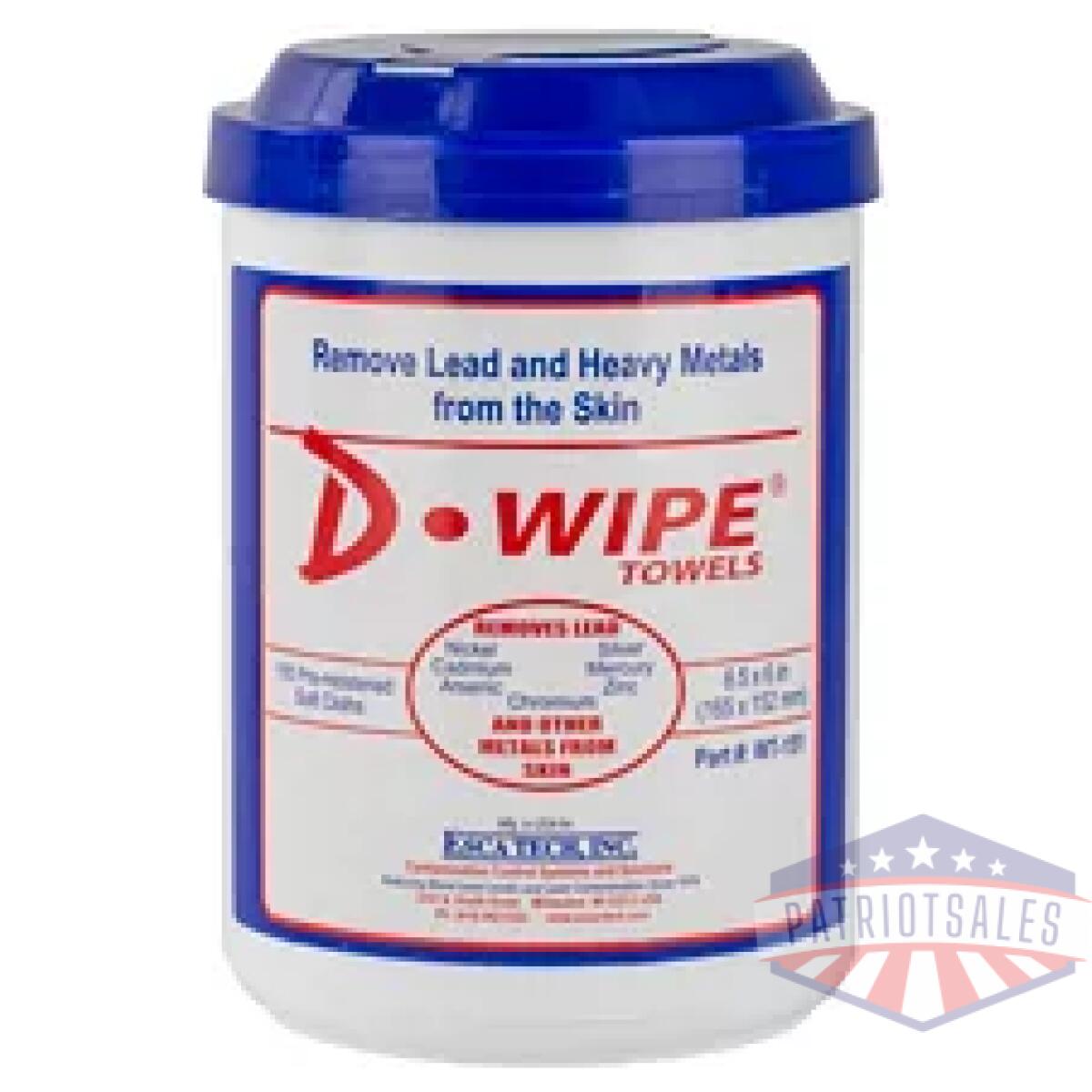 Dleadwt150-22_1-3. Webp - d-wipe towels 8-150 ct canisters - dleadwt150 22 1 3