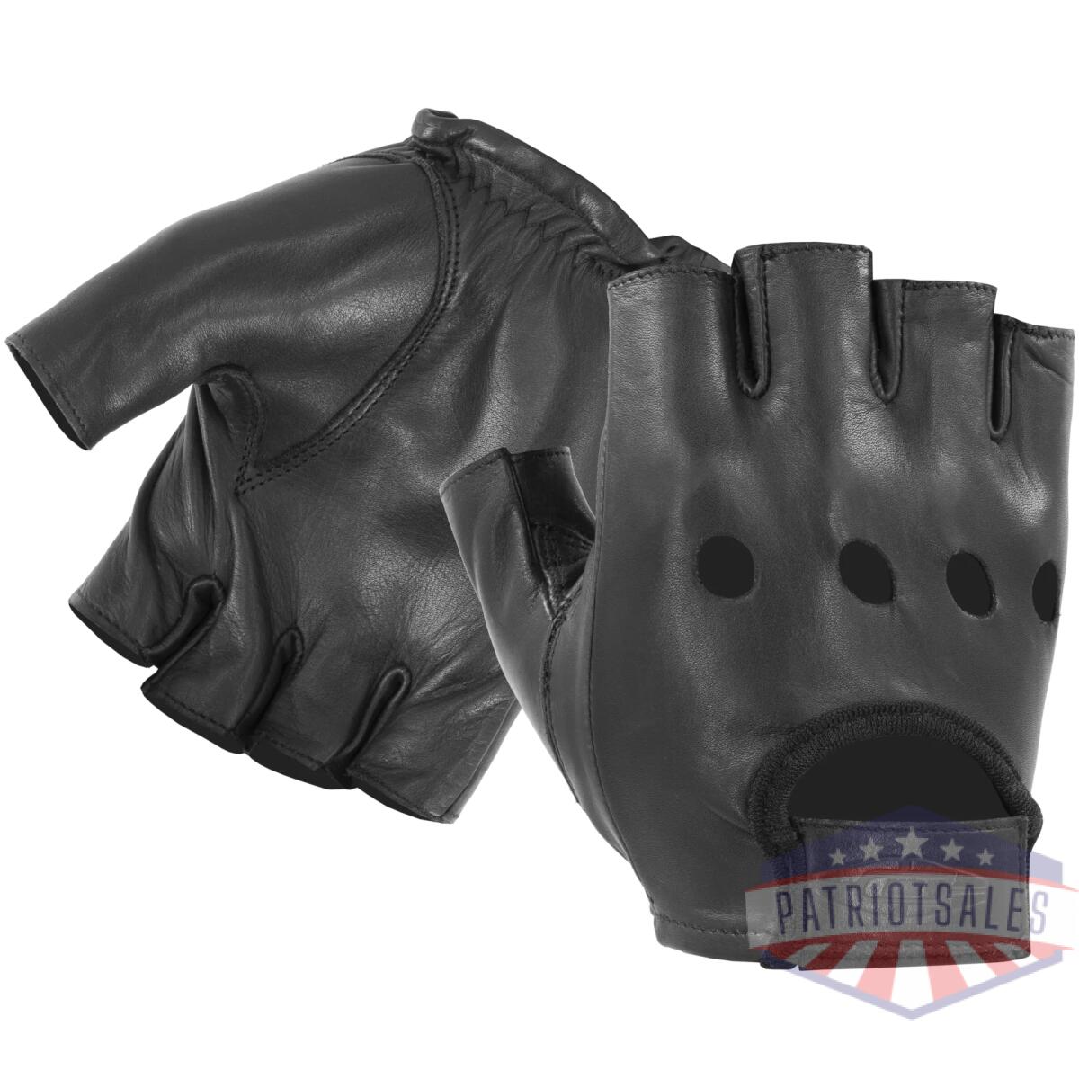 Dm-d22smed. Webp - half-finger leather driving gloves - dm d22smed