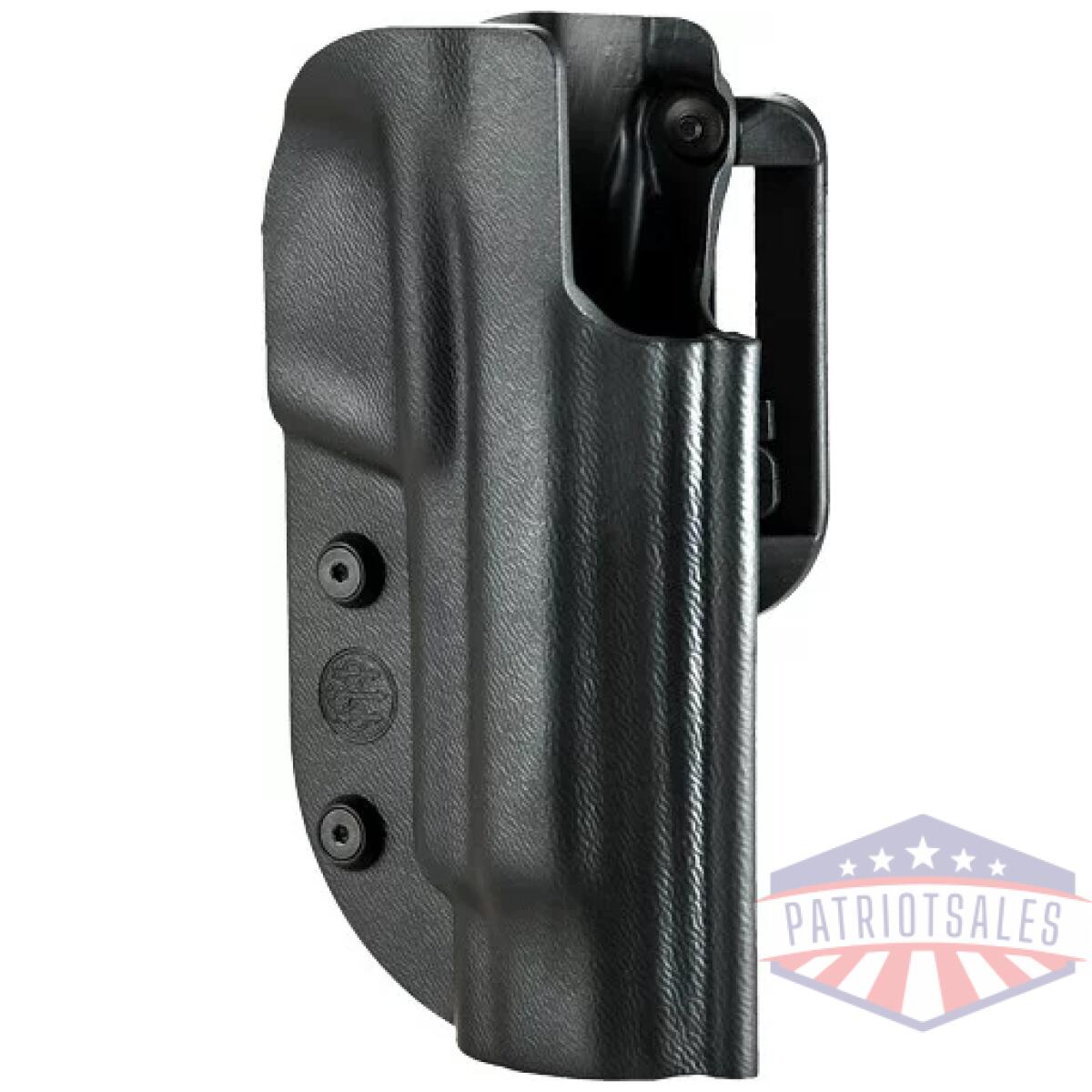 E00811. Webp - beretta belt holster 92fs/96 - rh polymer black - e00811