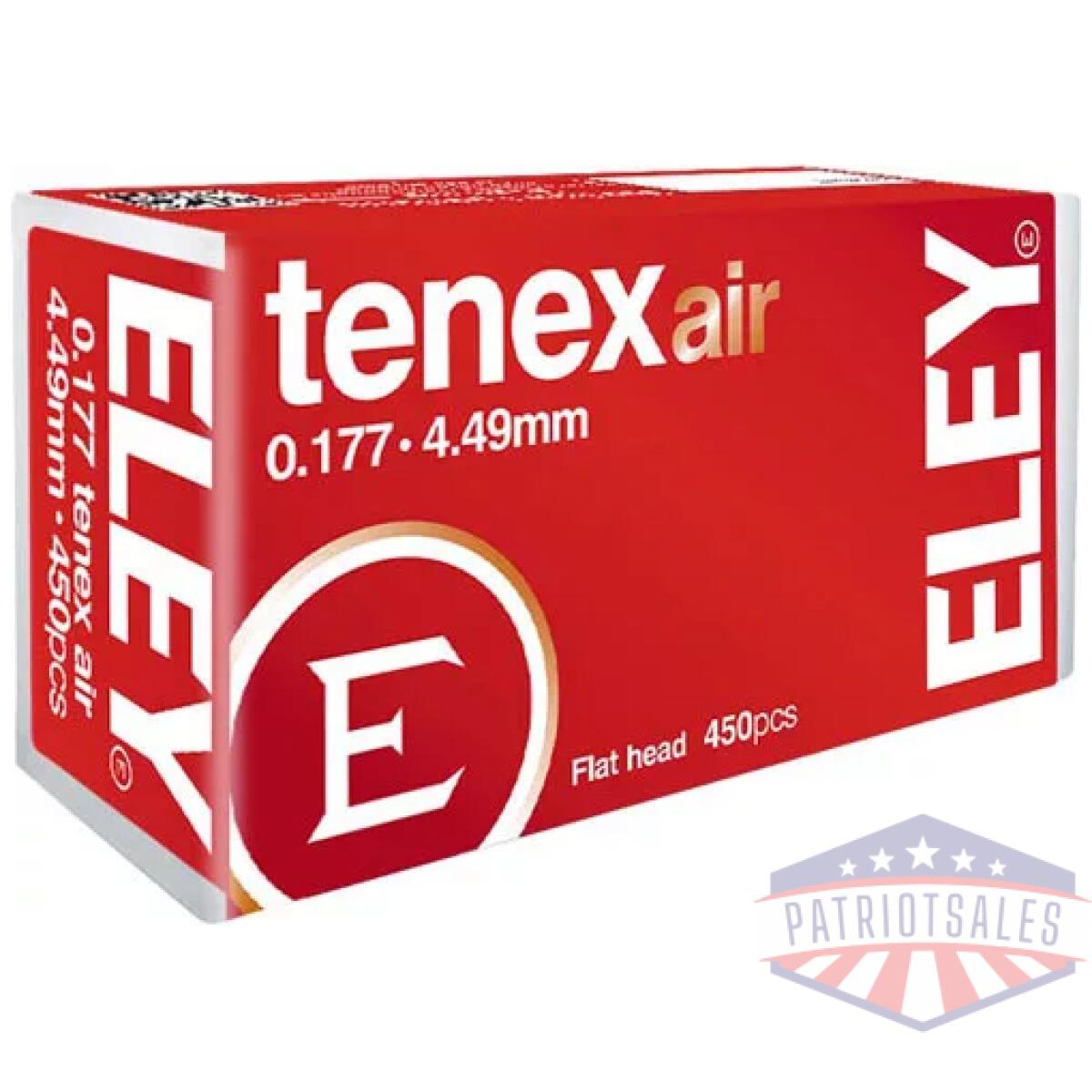 E46110_2. Webp - eley tenex air pellets 177 - 4. 49mm 8. 2 grains 450-pack - e46110 2