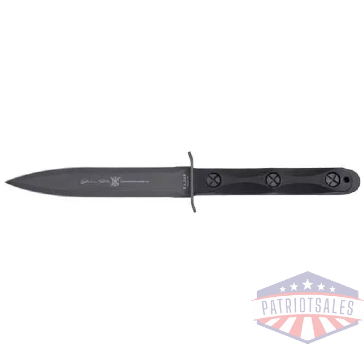 Ek44. Webp - ka-bar ek commando double edge - spear point 6. 62" w/sheath - ek44