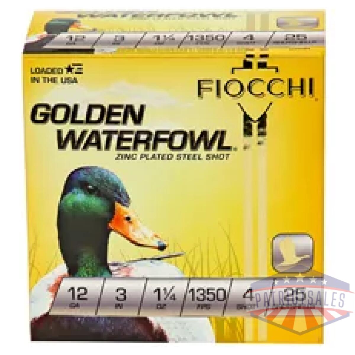 F123sgw4_1. Webp - fiocchi 12ga #4 golden 25/250 - f123sgw4 1