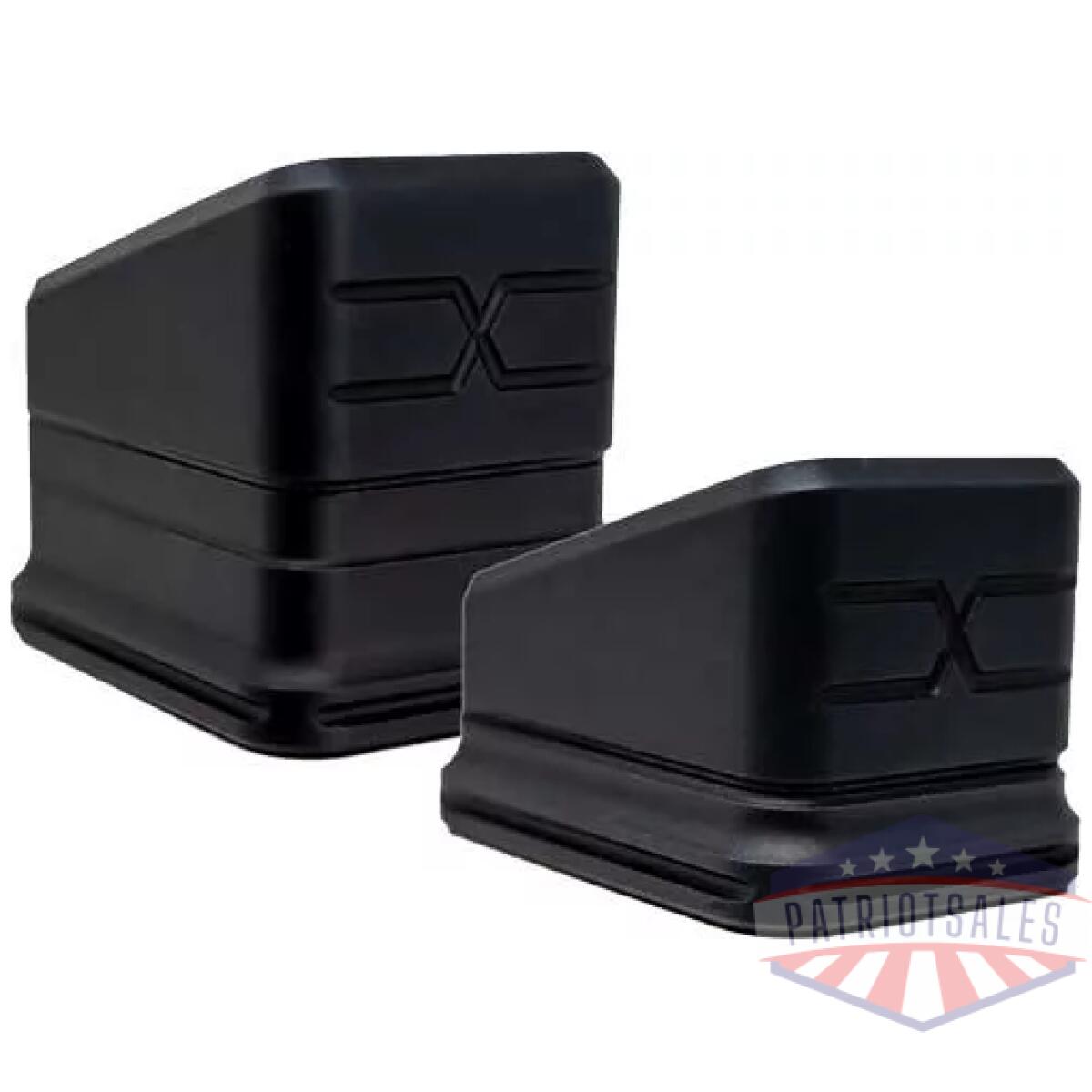 Ff26100. Webp - faxon magazine extension combo - plus 3 & 5 black for glock 19 - ff26100