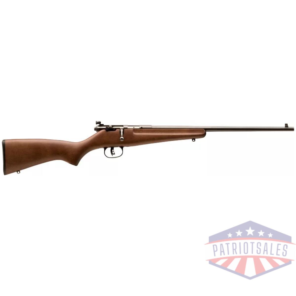 G13815. Webp - savage rascal youth singleshot - 22lr accu trig blued/hardwood - g13815