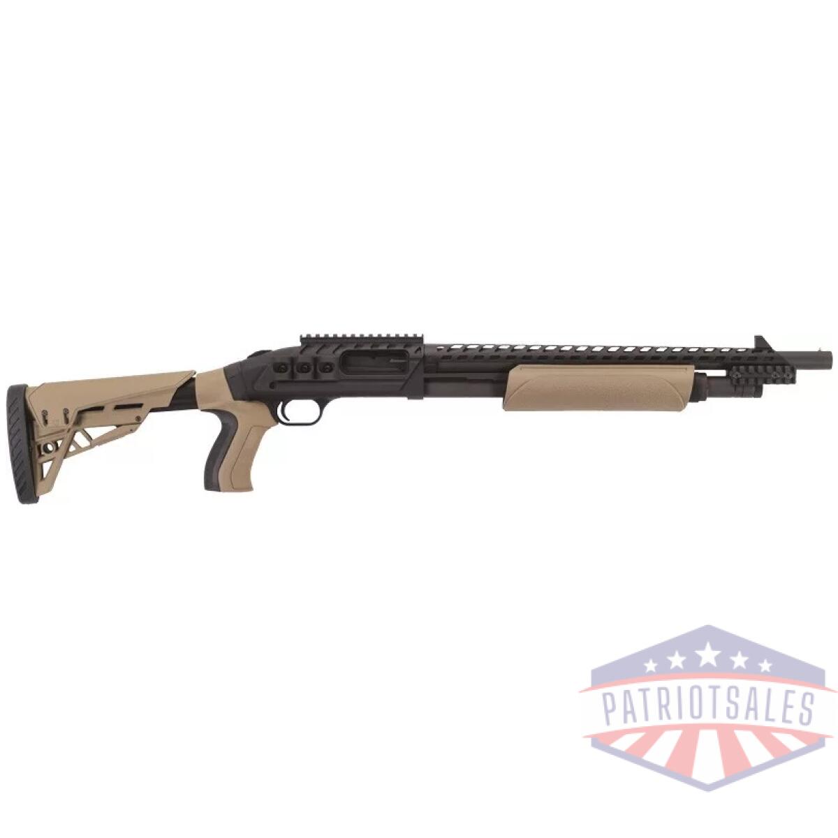 G50424_2-1. Webp - mossberg 500 ati tactical 12ga - 3" 18. 5" 6rd blued/fde (talo) - g50424 2 1