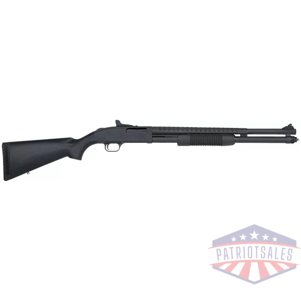 G50693. Webp - mossberg 590 persuader 12ga - 9rd 20" ghost ring blued/syn - g50693