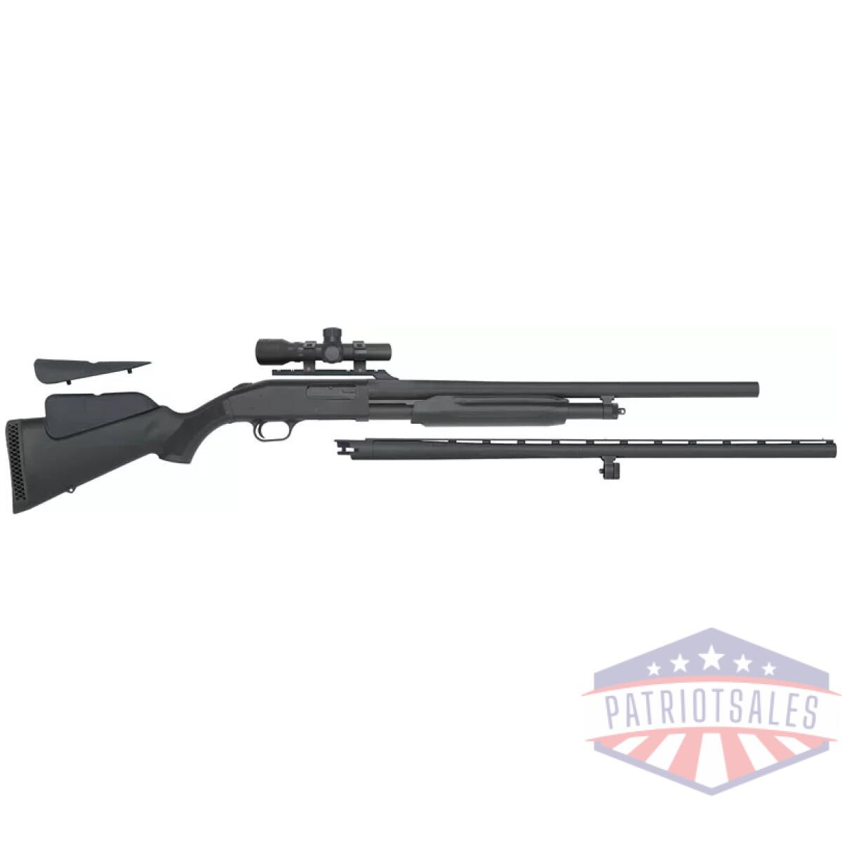 G58244. Webp - mossberg 500 combo 12ga 3" 28" - vr/24"rifled w/ 2. 5x20 scope - g58244