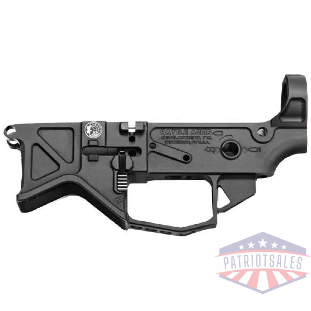 Gbad556lrambi. Webp - battle arms ar-15 lightweight - lower receiver billet black - gbad556lrambi