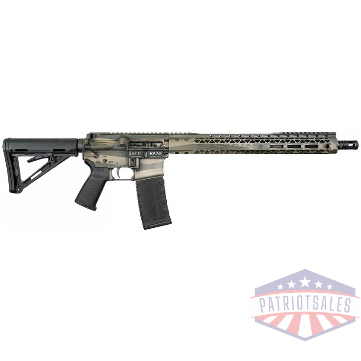 Gbropatfdeflag. Webp - black rain spec+ patriot rifle - 5. 56 16" fde/od grn flag 30rd - gbropatfdeflag