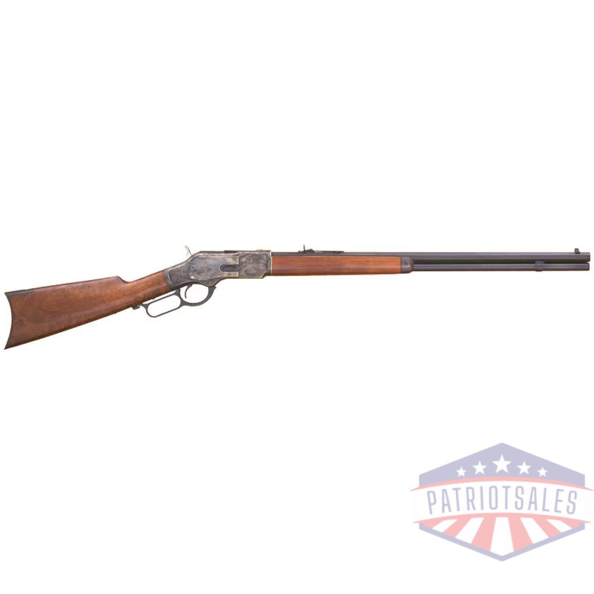 Gca282. Webp - cimarron 1873 sporting 45lc - 24" octagon cc/blued walnut - gca282