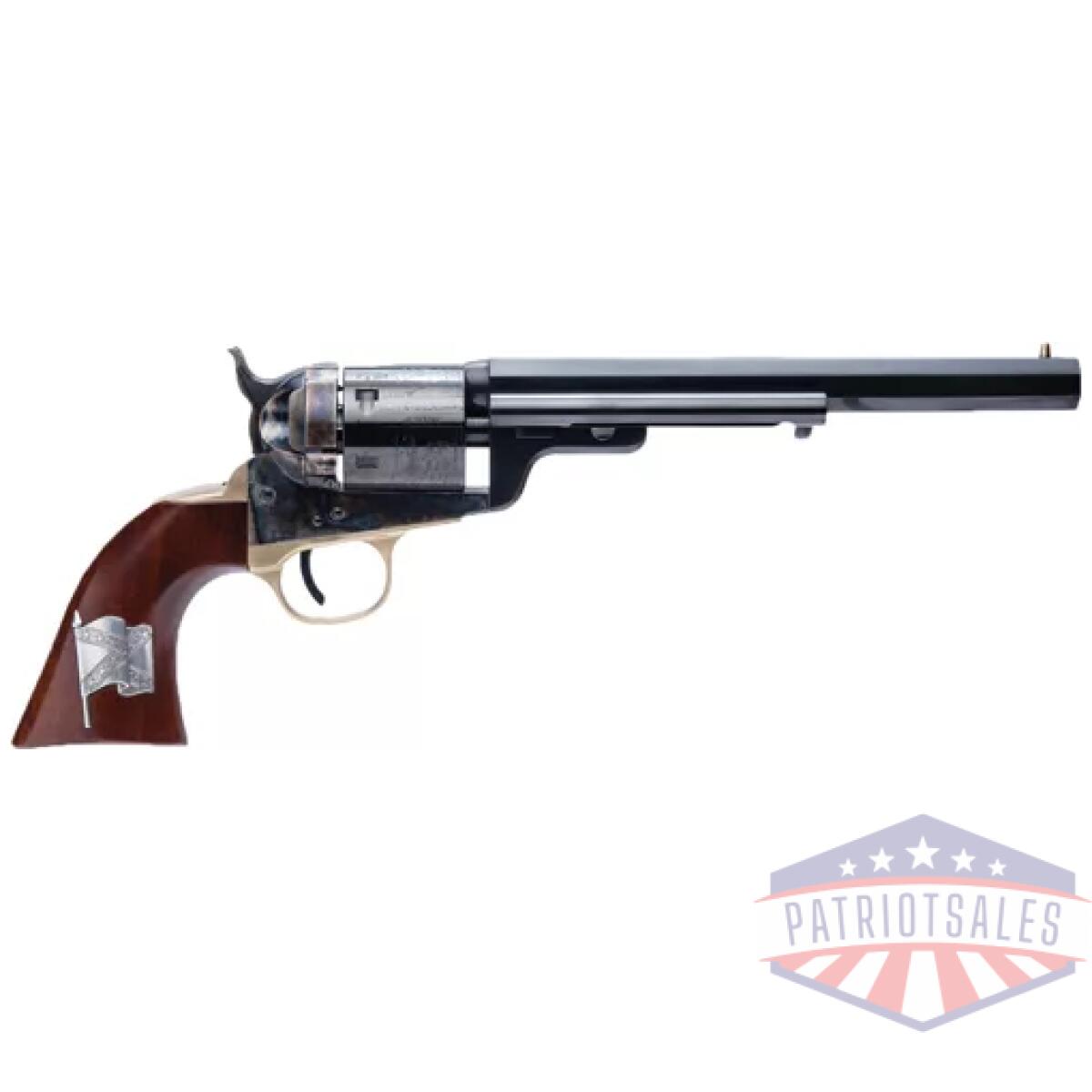 Gca925m16. Webp - cimarron 1851 r-m csa flag - 38spl 7. 5" fs cc/blued walnut - gca925m16