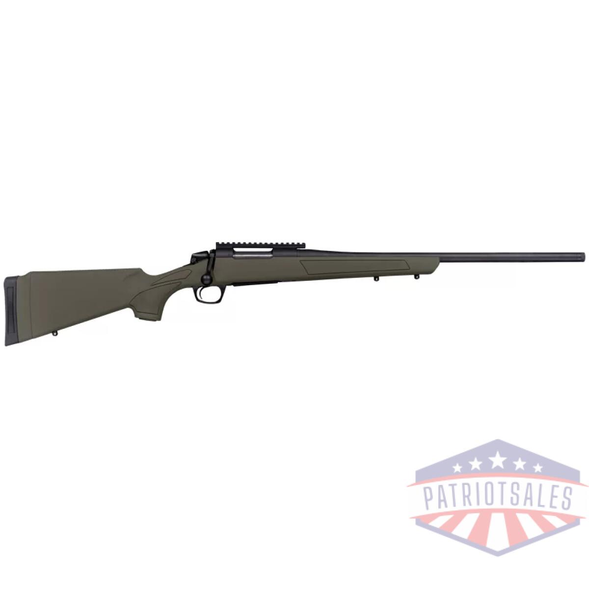 Gcr3908g. Webp - cva cascade 22-250 22" #3 - w/rail black/od green - gcr3908g