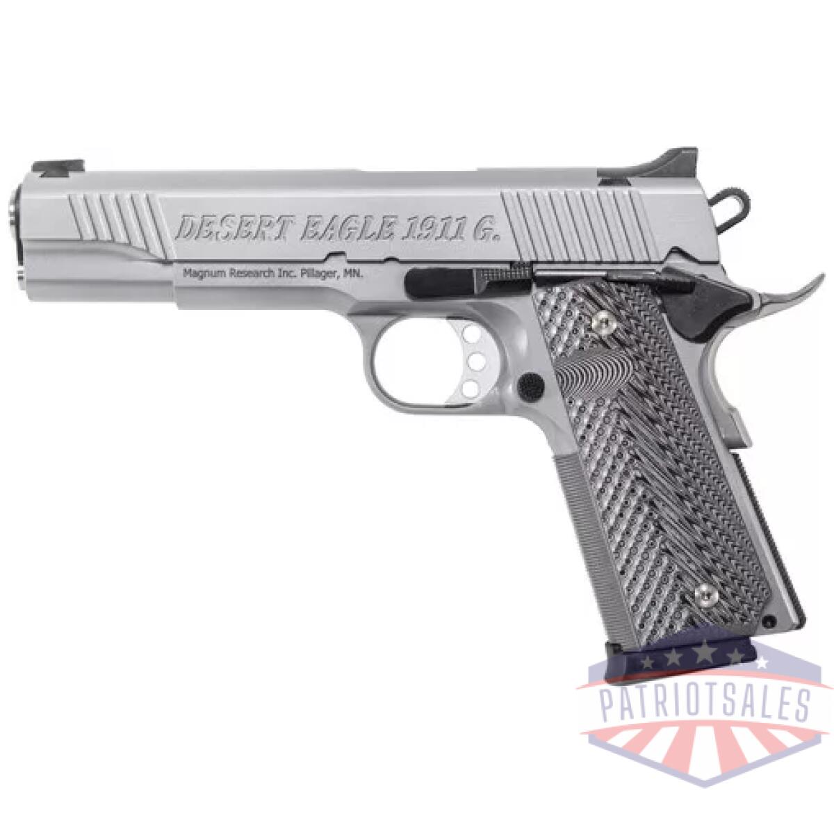 Gde1911gss_1_2. Webp - desert eagle 1911 government - 45acp 5" fs stainless g10 - gde1911gss 1 2