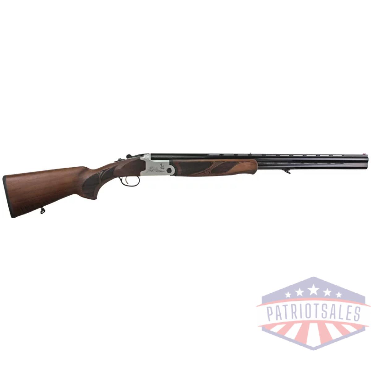 Gij600410lw28s_2. Webp - iver johnson 600lw o/u 410 3" - 28"vr ct-5 silver/black walnut - gij600410lw28s 2