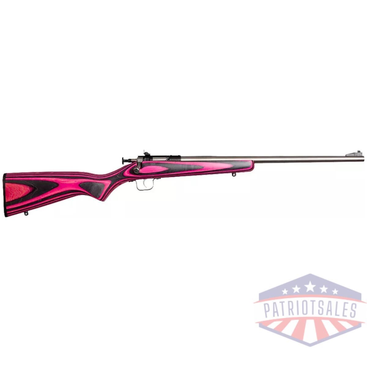 Gksa2226_4. Webp - crickett rifle g2 22lr - s/s pink/black laminate - gksa2226 4