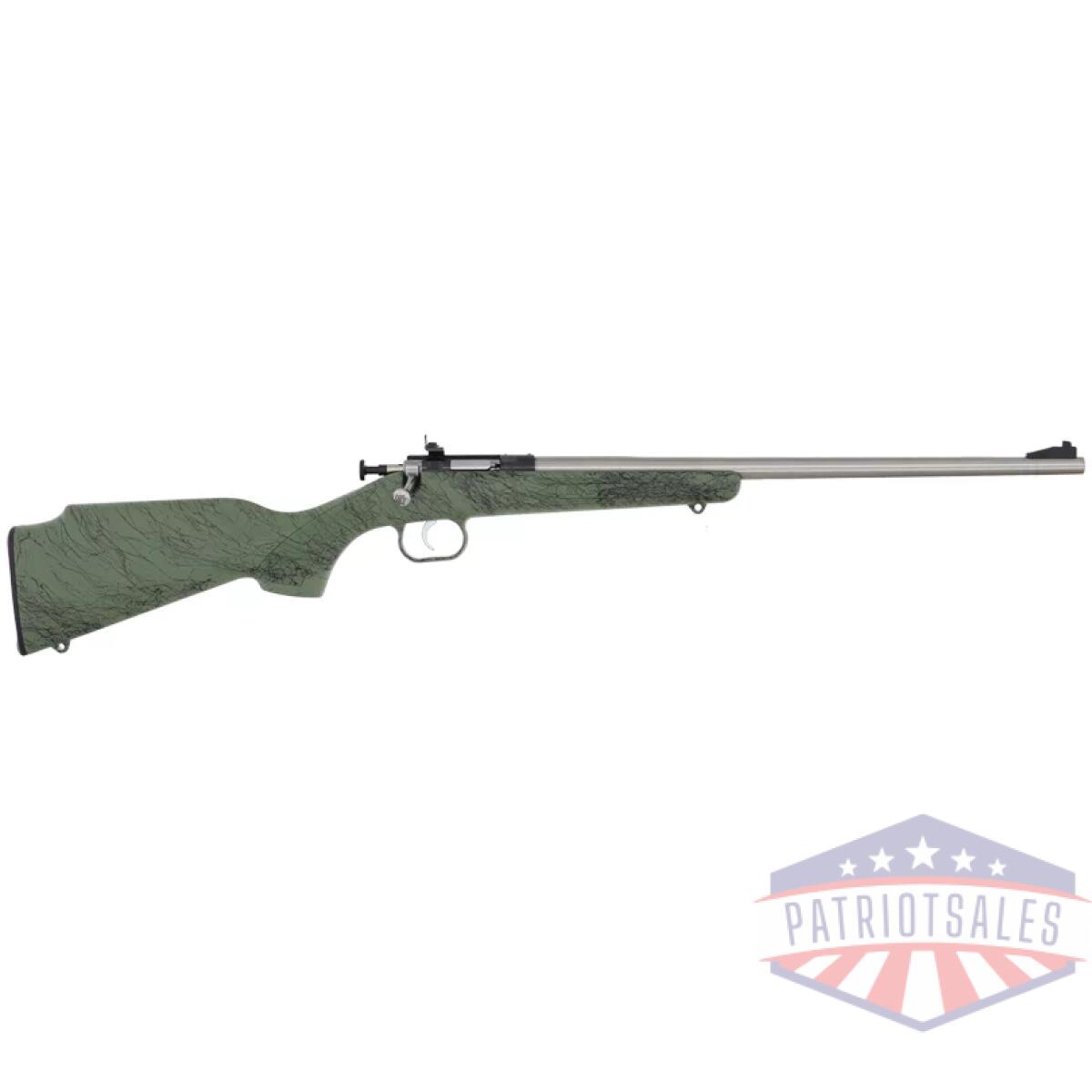 Gksa2442. Webp - crickett rifle g2 22lr green - synthetic/black web stainless - gksa2442