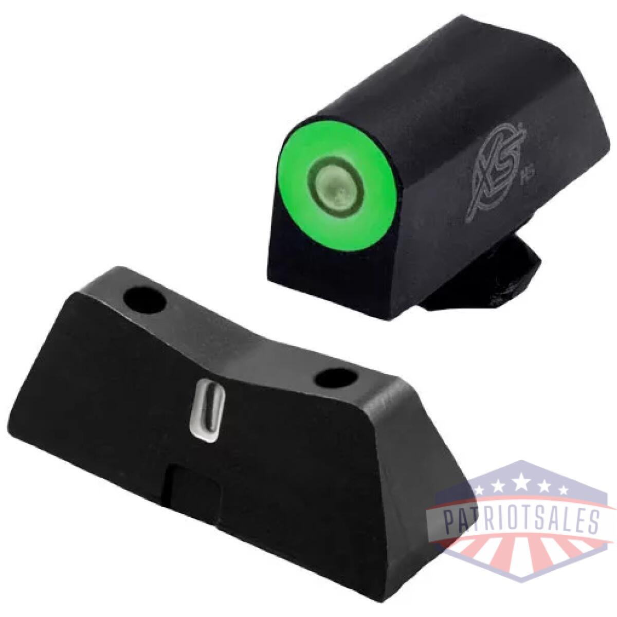 Glx201s5g. Webp - xs dxt2 pro green std ht for - glock 17/19/22-24/26/37 set - glx201s5g