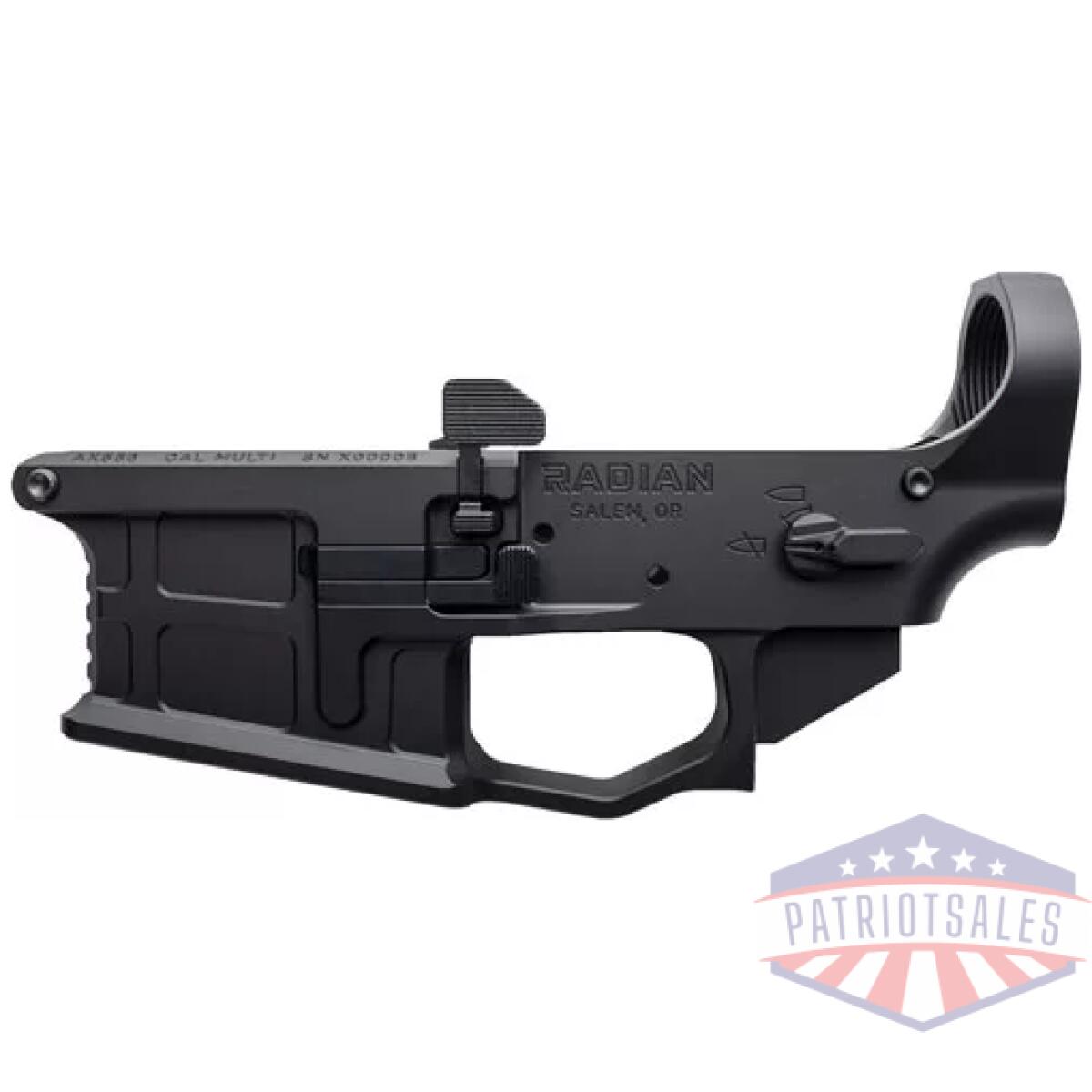 Gr0166. Webp - radian ax556 ar-15 lower - receiver billet black - gr0166