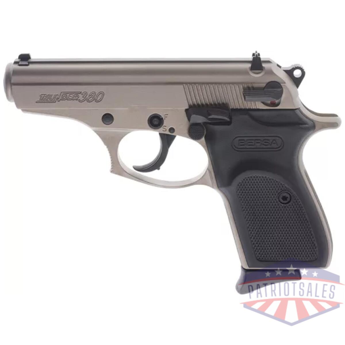 Gthun380pnkl15_1. Webp - bersa thunder plus 380acp fs - 15+1 shot satin nickel syn - gthun380pnkl15 1