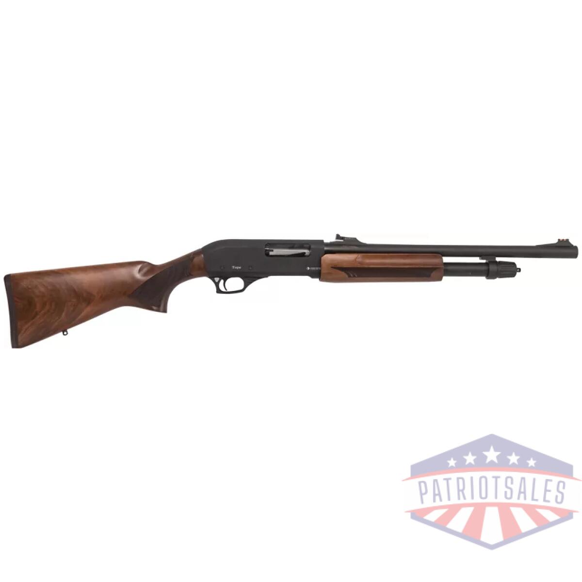 Gtope. Webp - fusion tope 12ga 18. 5" pump - blued/walnut - gtope