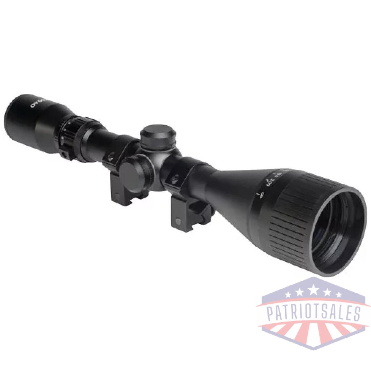 Ha90502. Webp - hatsan optima 3-12x50 ao - airgun scope w/rings & caps - ha90502