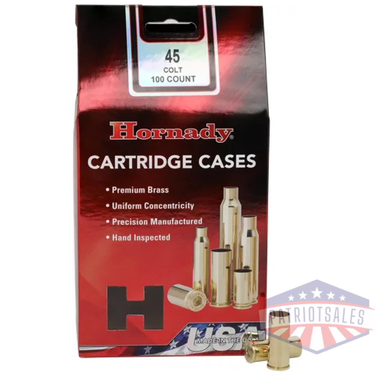 Hdy8780_1. Webp - hornady unprimed cases 45 colt - 100 pack 5pk/cs - hdy8780 1