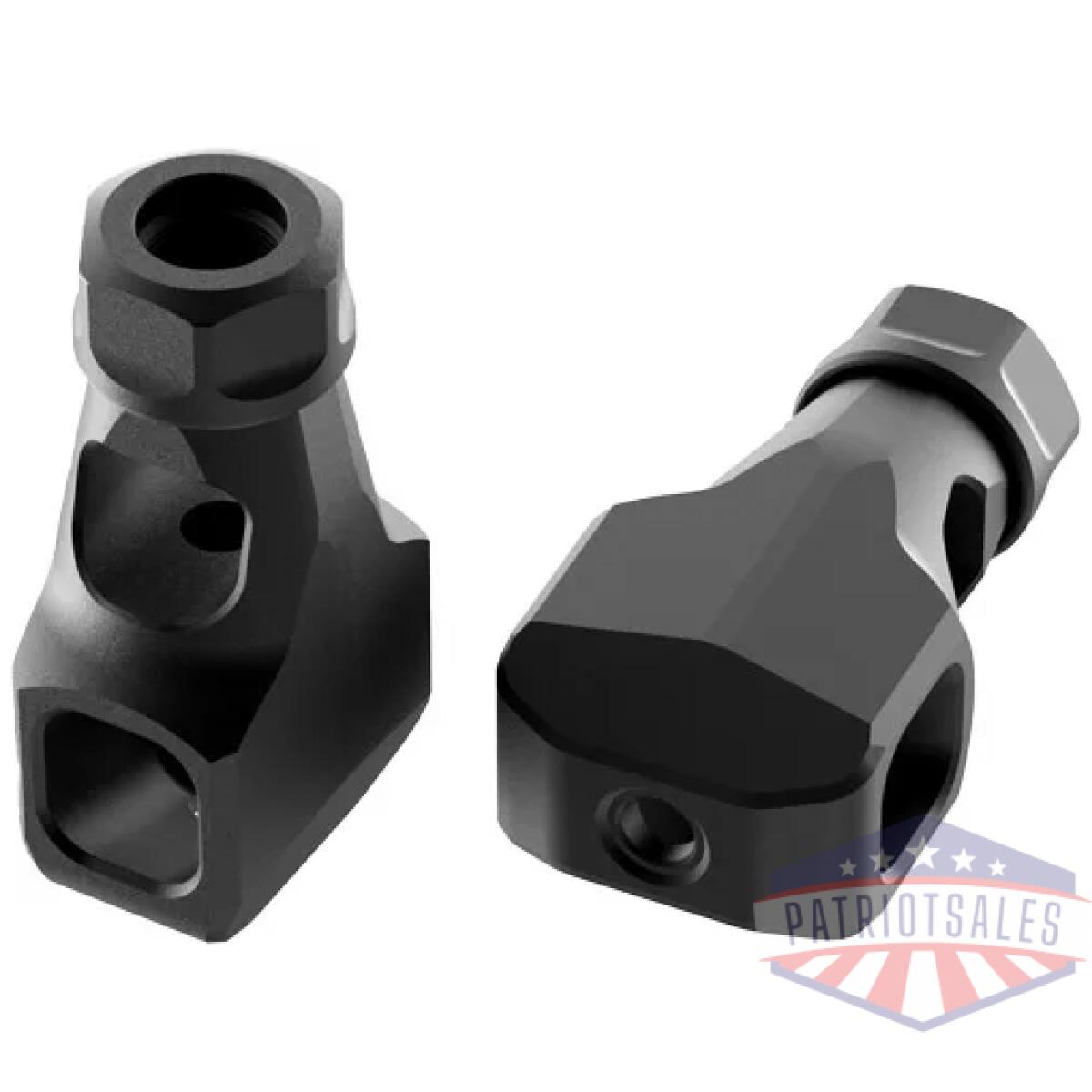 Hh0003. Webp - audere hammerhead muzzle brake -. 338 cal 5/8"-24 matte black - hh0003