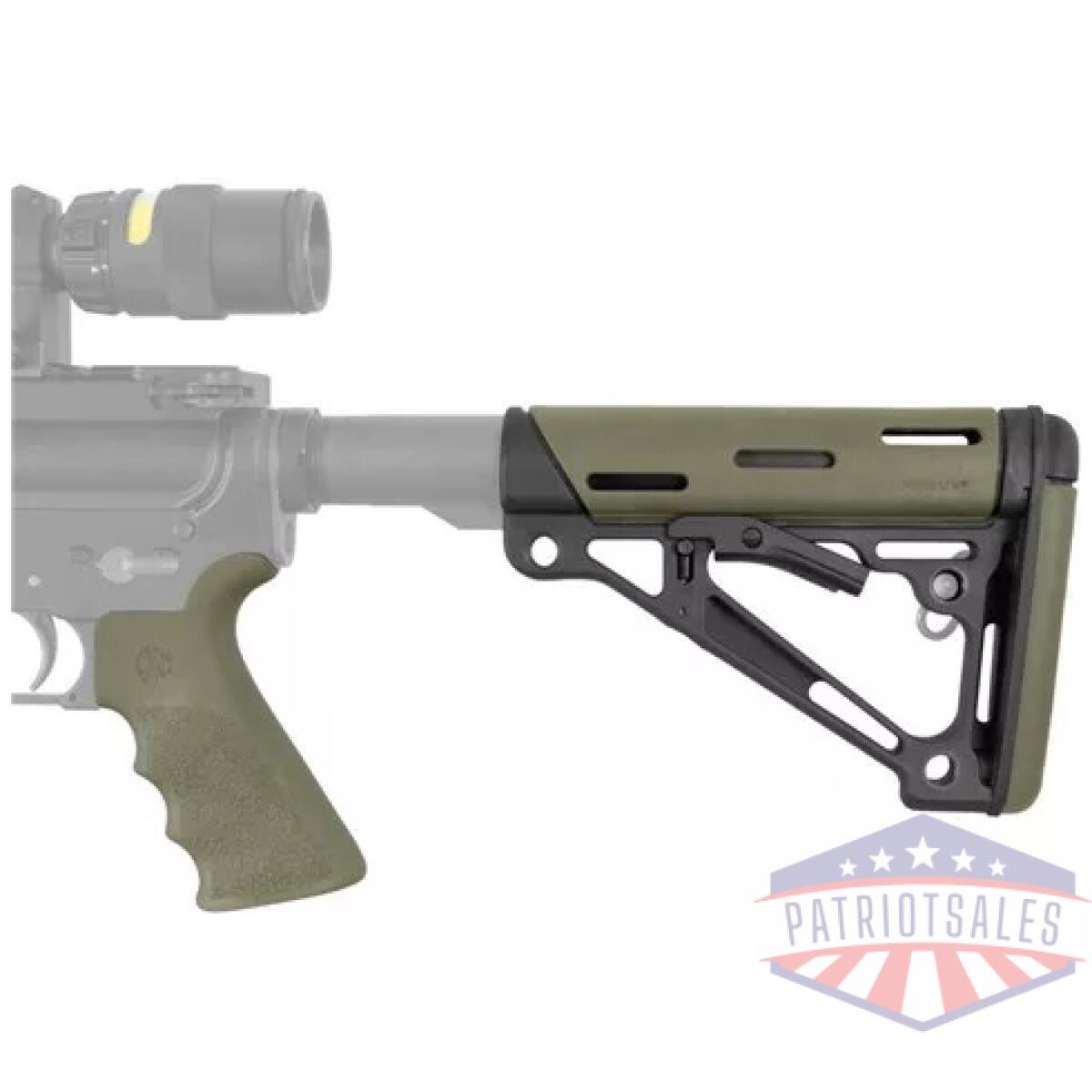 Hog-15256. Webp - ar-15/m-16 overmolded collapsible buttstock kit - hog 15256