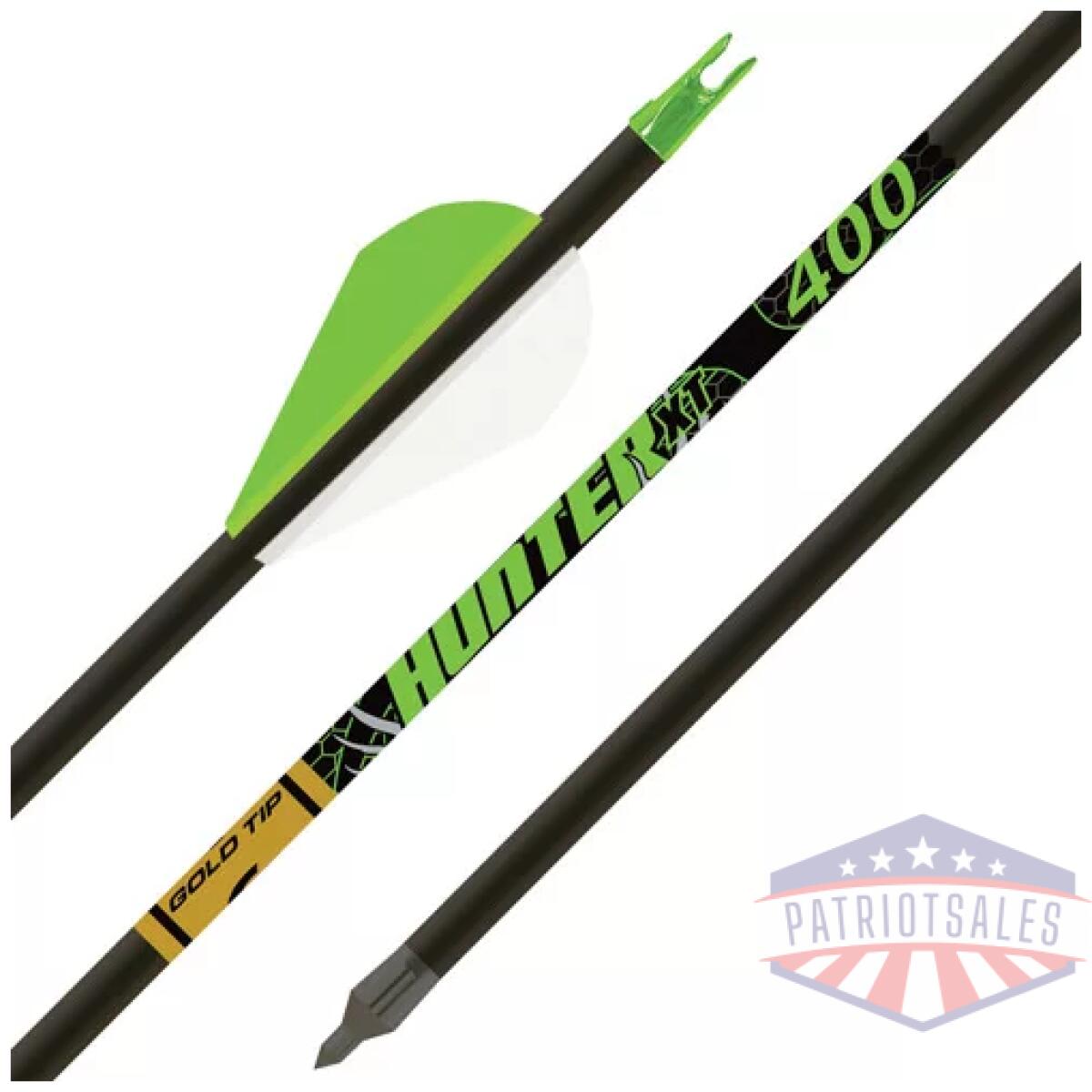 Hxt300a26_2. Webp - gold tip arrow hunter xt 300 - 2" raptor vanes 1/2doz - hxt300a26 2