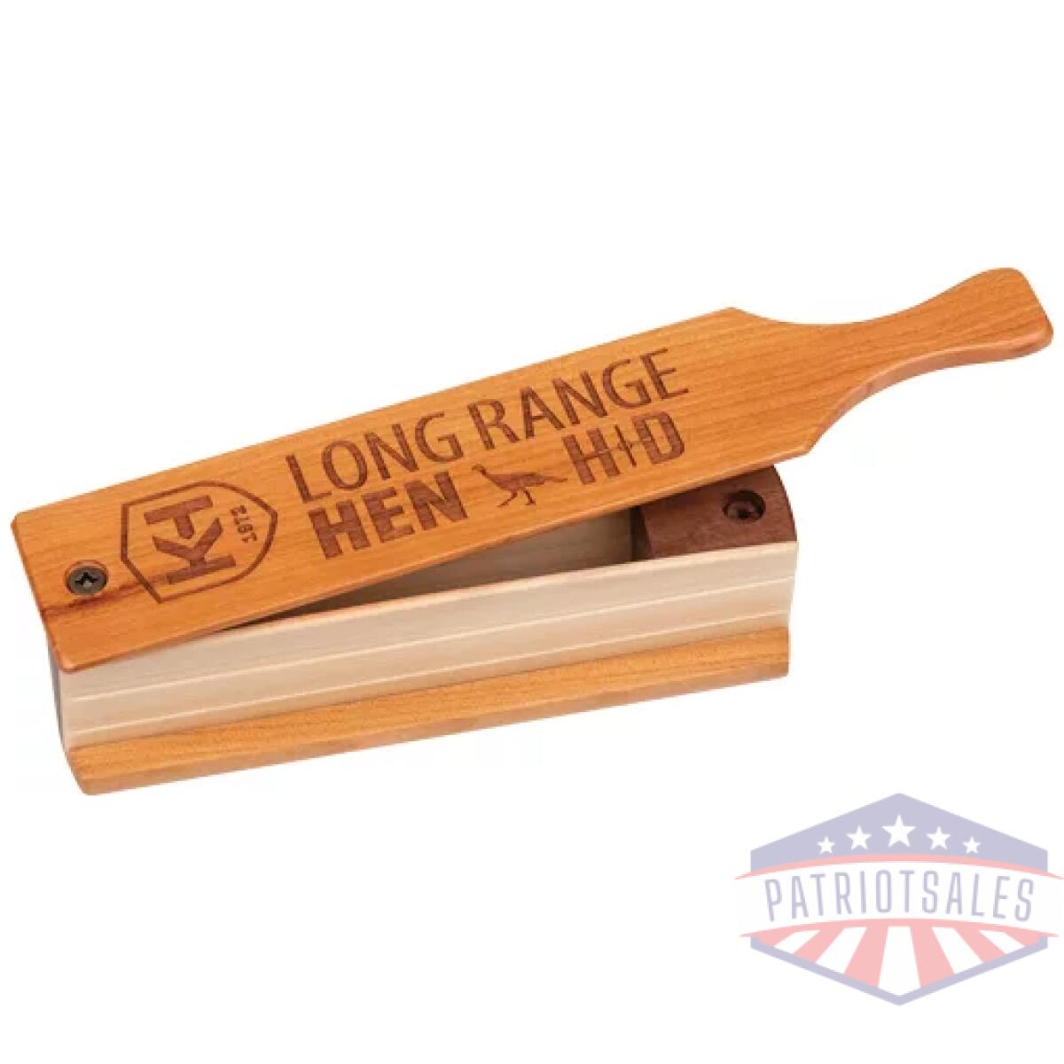 Kht0207. Webp - knight and hale hd long range - hen box call cherry/walnut - kht0207