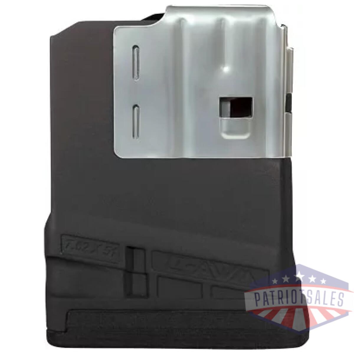 L705blk. Webp - lancer magazine l7awm sr-25 - 7. 62x51 5rd opaque black - l705blk