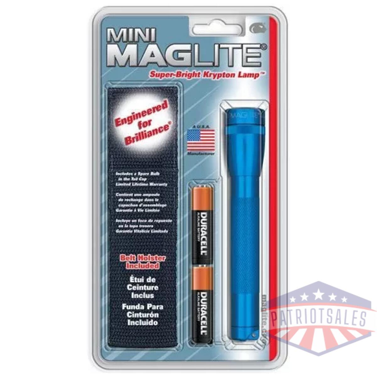 M2a11h. Webp - m2a mini mag 2 aa-cell incandescent flashlight w/holster - m2a11h