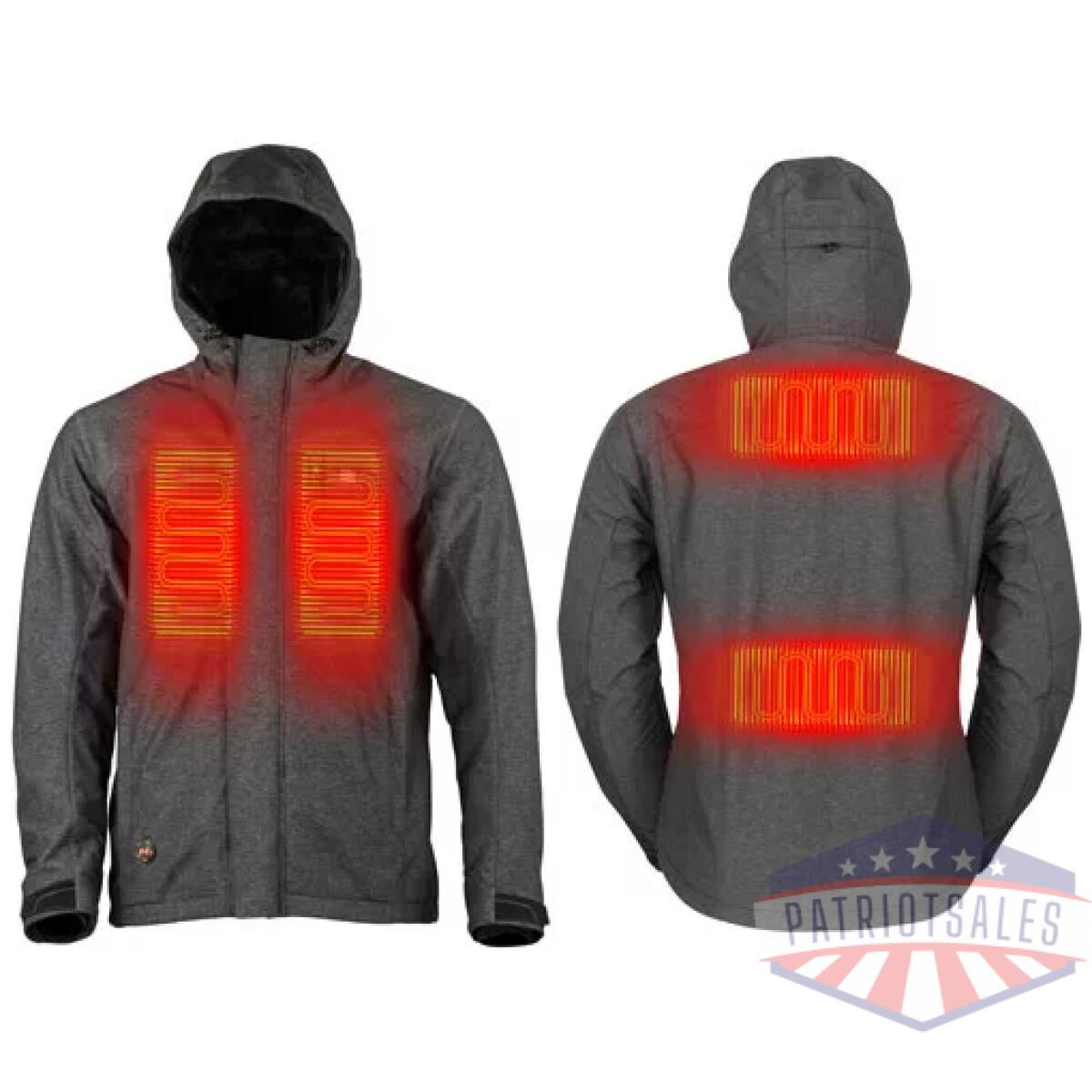 Mwmj10220420_heat. Webp - mobile warming men's adventure - jacket heather gray large - mwmj10220420 heat