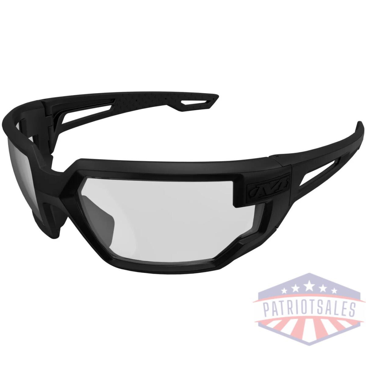 Mx-vxf-10af-pu. Webp - tactical type-x - black frame w/ clear lens - mx vxf 10af pu