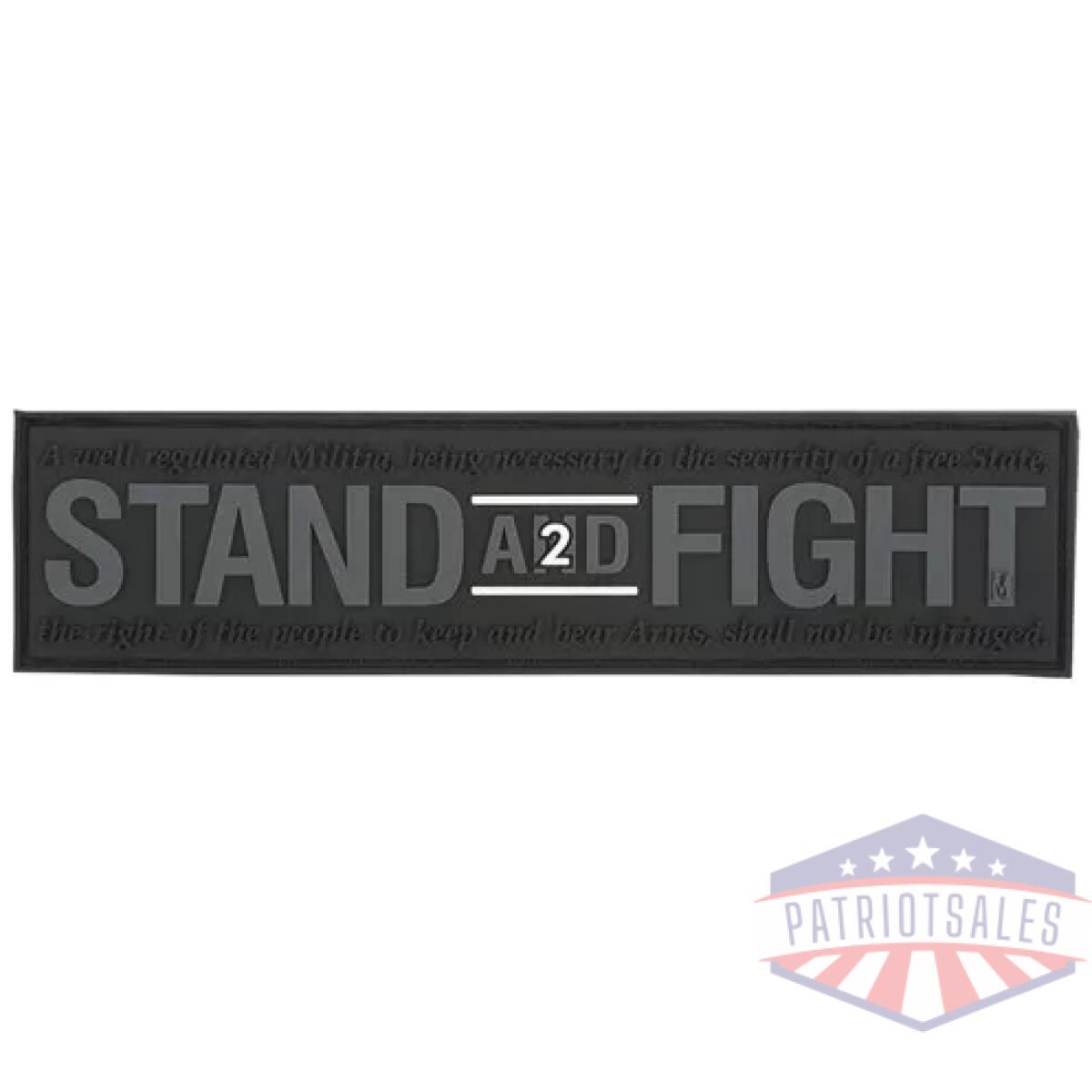 Mxp-pvcpatch-stfts. Webp - stand and fight 2nd amendment morale patch - mxp pvcpatch stfts