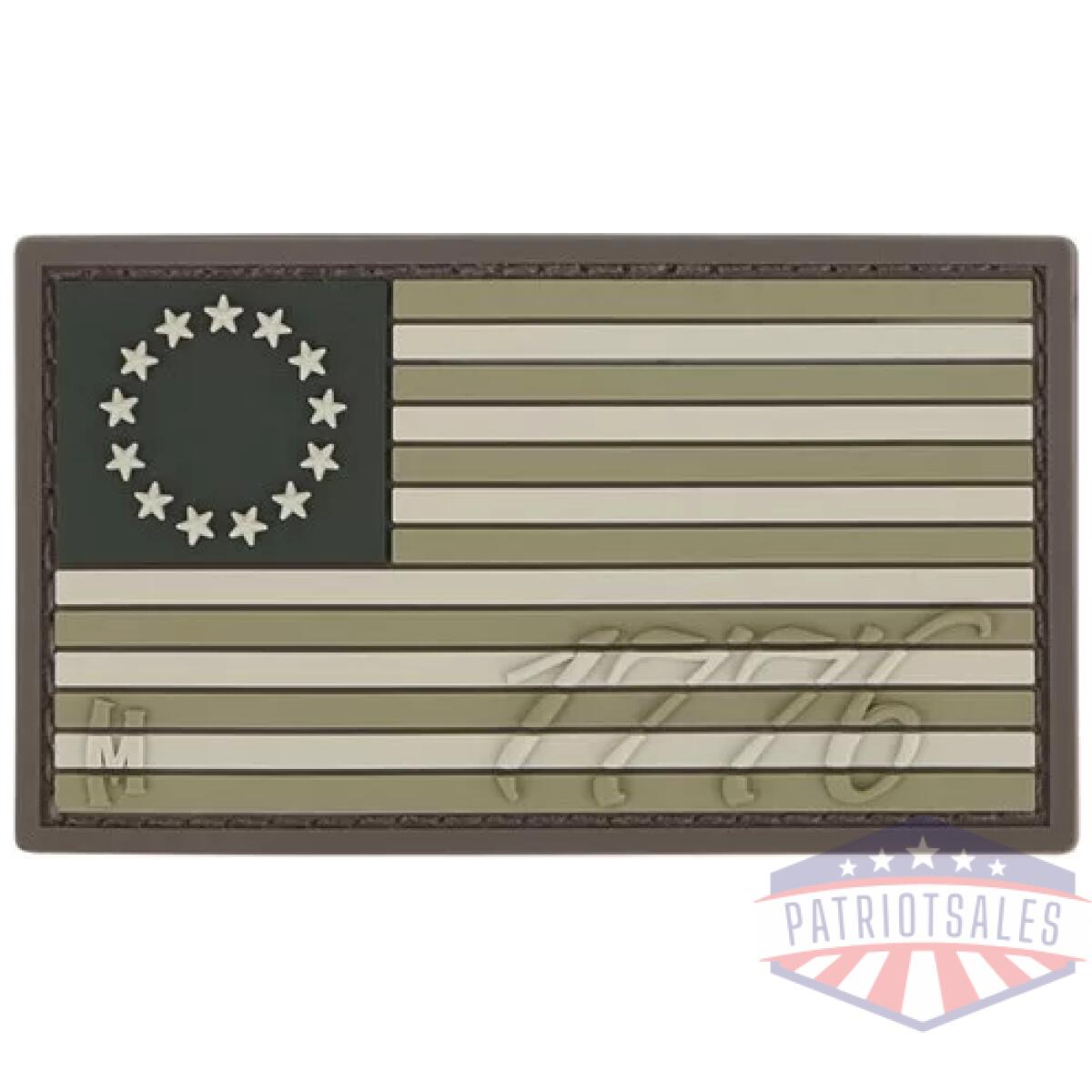 Mxp-pvcpatch-us76a. Webp - 1776 us flag morale patch - mxp pvcpatch us76a