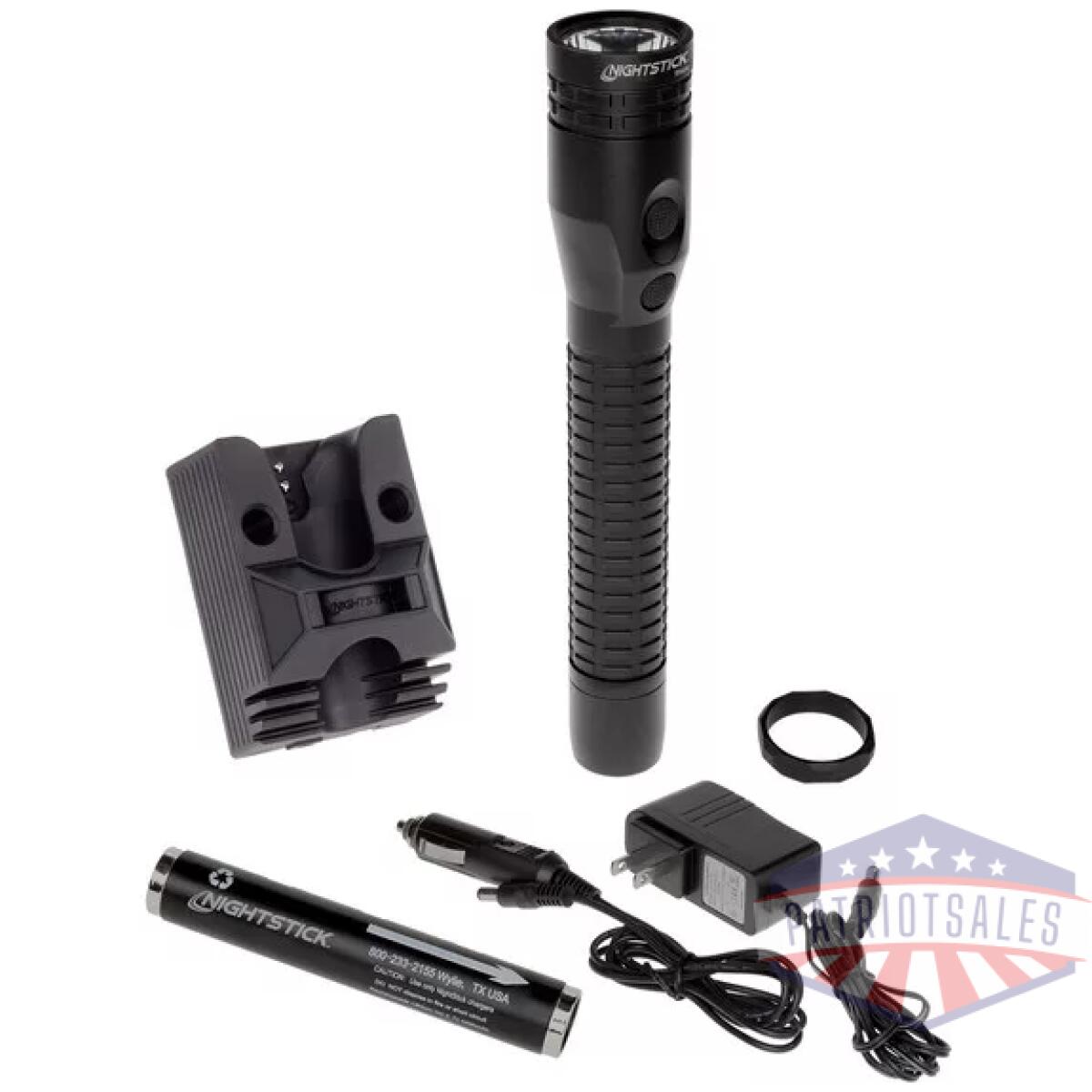 Ns-nsr-9944xl. Webp - metal duty/personal-size dual-light rechargeable flashlight - ns nsr 9944xl