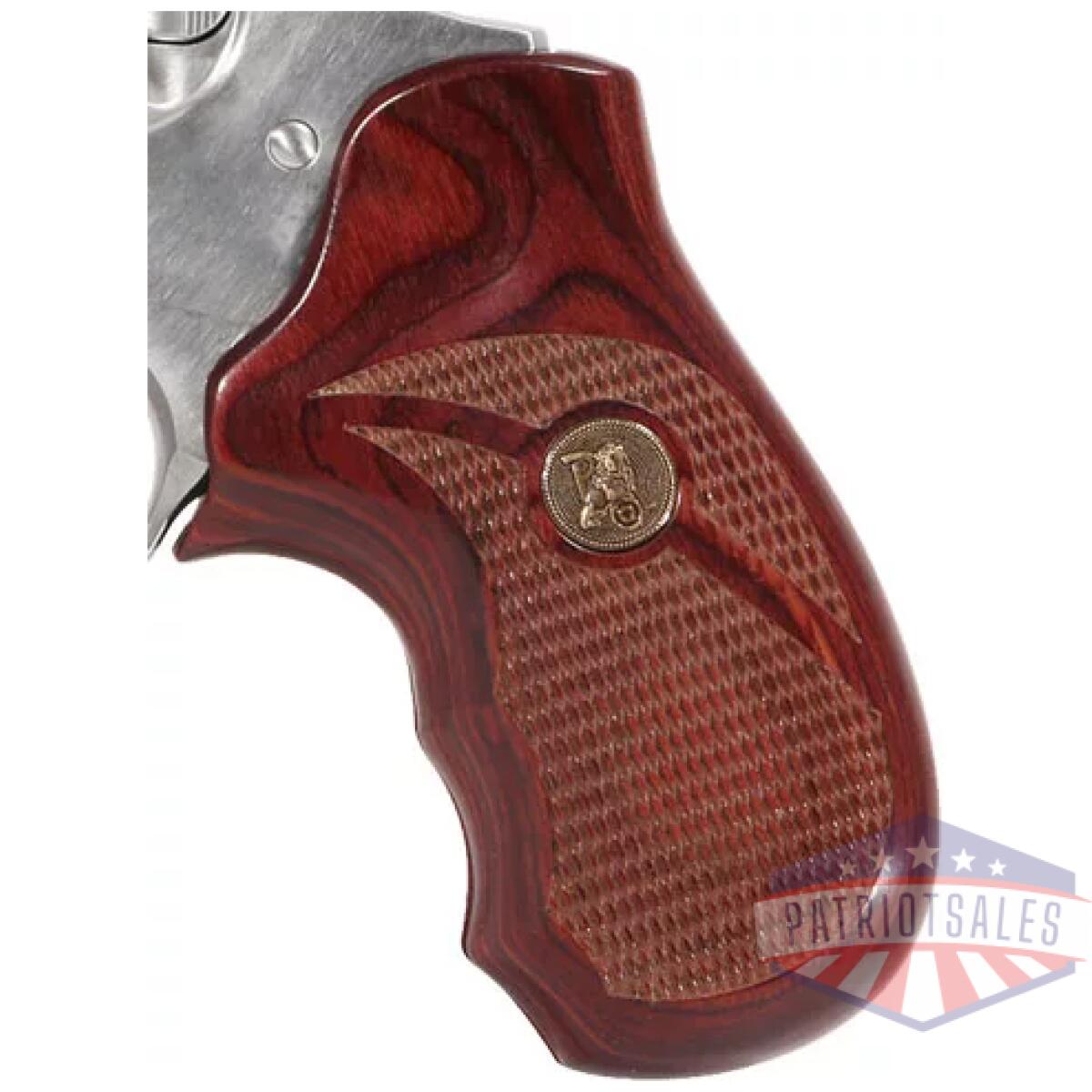 P63060. Webp - pachmayr laminated wood grips - ruger sp101 rosewood checkered - p63060