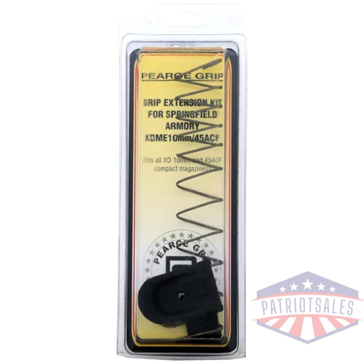 Pge1045_pkg. Webp - pearce grip extension for - springfield xdm elite 10mm/45 - pge1045 pkg