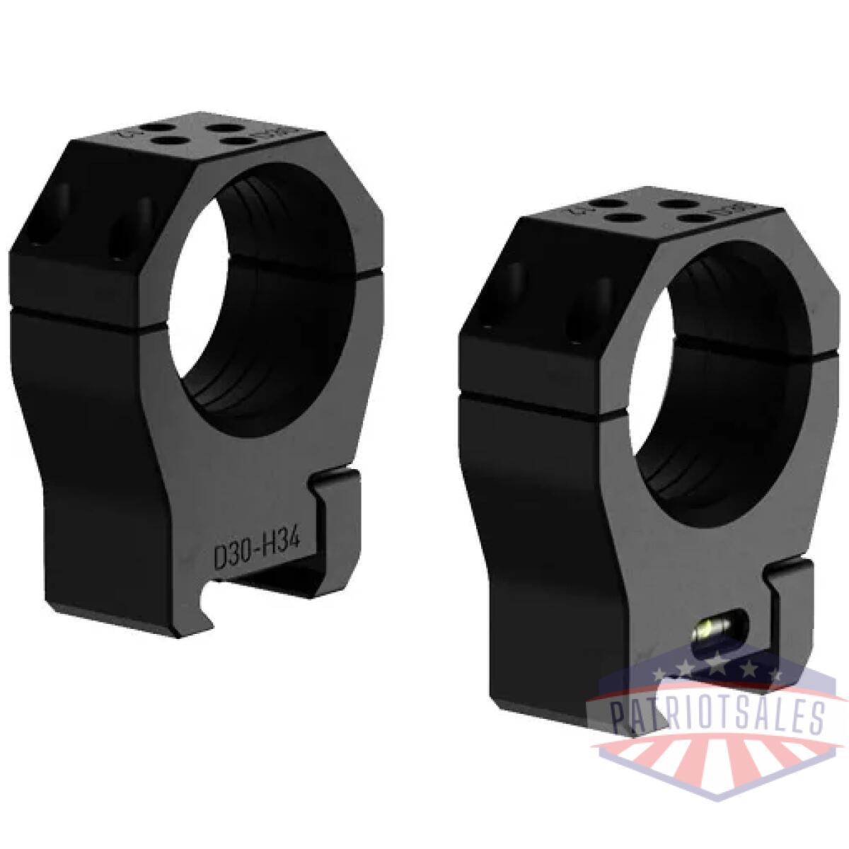 Pr0007. Webp - audere scope rings psr 30mm - med black - pr0007