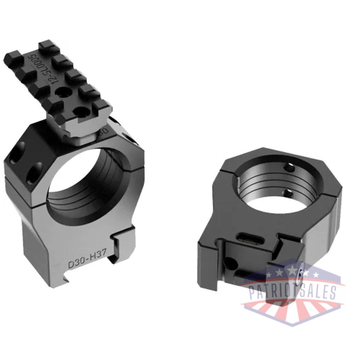 Pr0008a. Webp - audere scope rings psr 30mm - gen ii high black - pr0008a