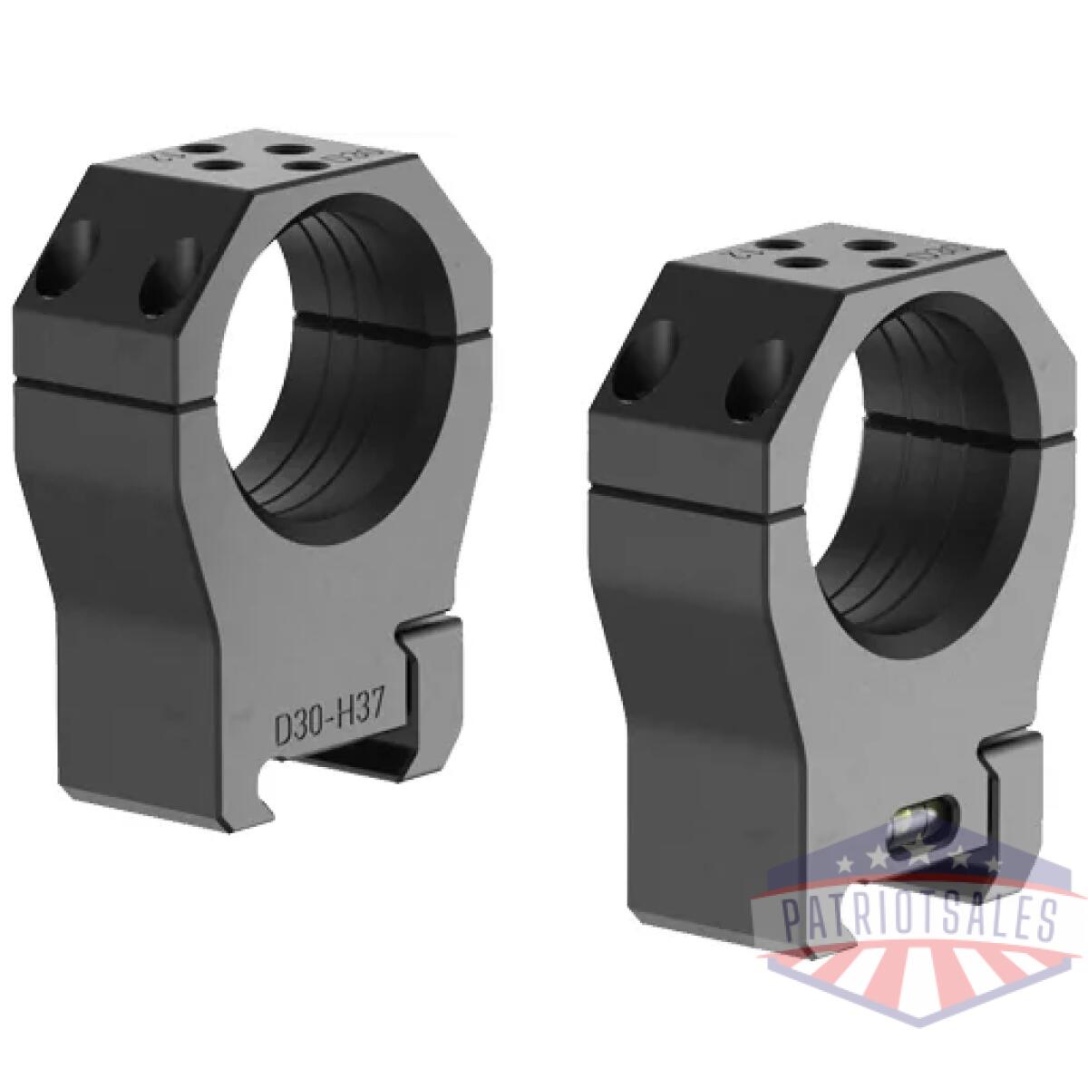 Pr0008_1. Webp - audere scope rings psr 30mm - gen iii w/level high black - pr0008 1