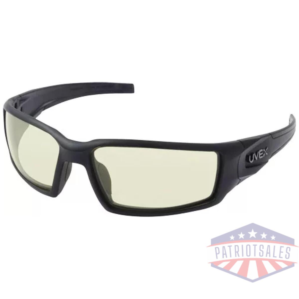 R02221_1. Webp - howard leight hypershock - glasses black frame/amber lens - r02221 1