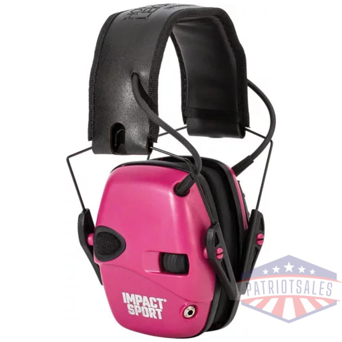 R02533. Webp - howard leight impact sport - youth electronic muff pink - r02533