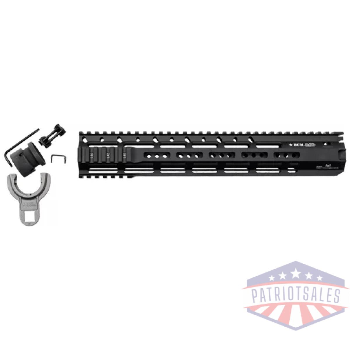 Raiderm13556blk. Webp - bcm raider m rail 13" m-lok - compatible black fits ar-15 - raiderm13556blk